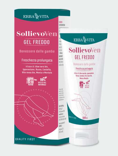 Erba Vita Sollievo Ven Gel Freddo Per il Benessere delle Gambe 100 ml